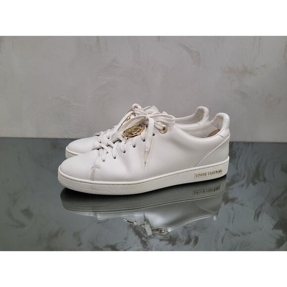 Louis Vuitton Frontrow Leather Sneakers - Size 38.5 (40) - Picture 1 of 8